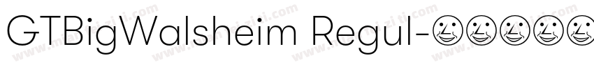GTBigWalsheim Regul字体转换